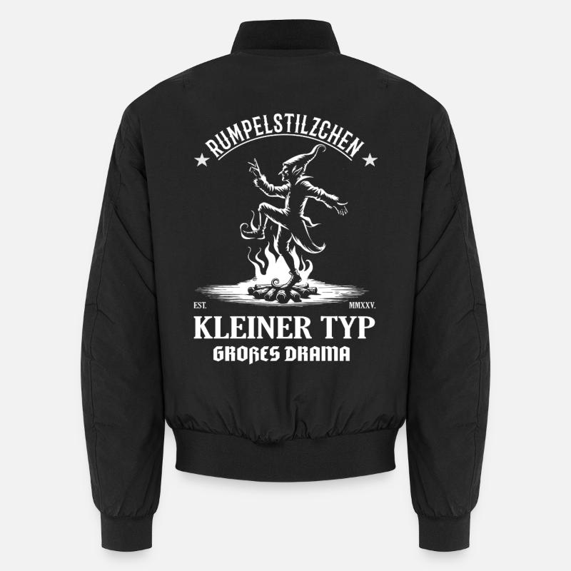 Rumpelstilzchen – Kleiner Typ, Großes Drama Unisex Bomberjacke