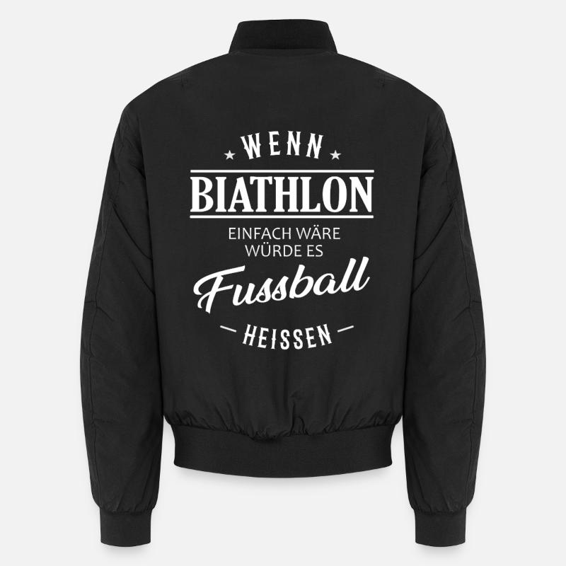 If biathlon were easy Unisex Bomber Jacket