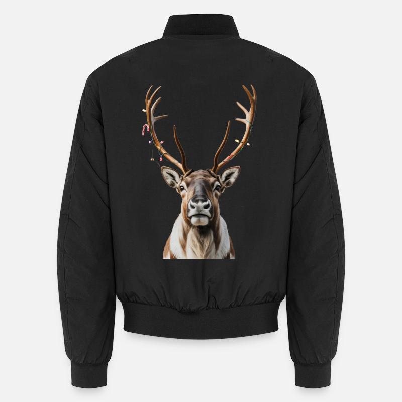 Cerf Rudolph Joyeux Noël doux Bomber unisexe