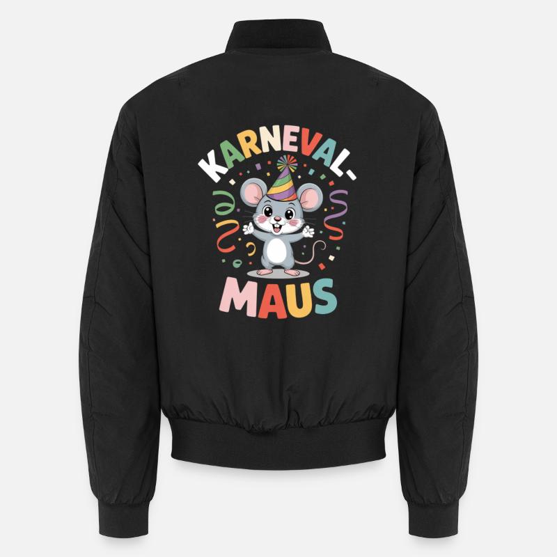 Carnival Mouse Cologne Carnival Mouse - Unisex Bomber Jacket - black