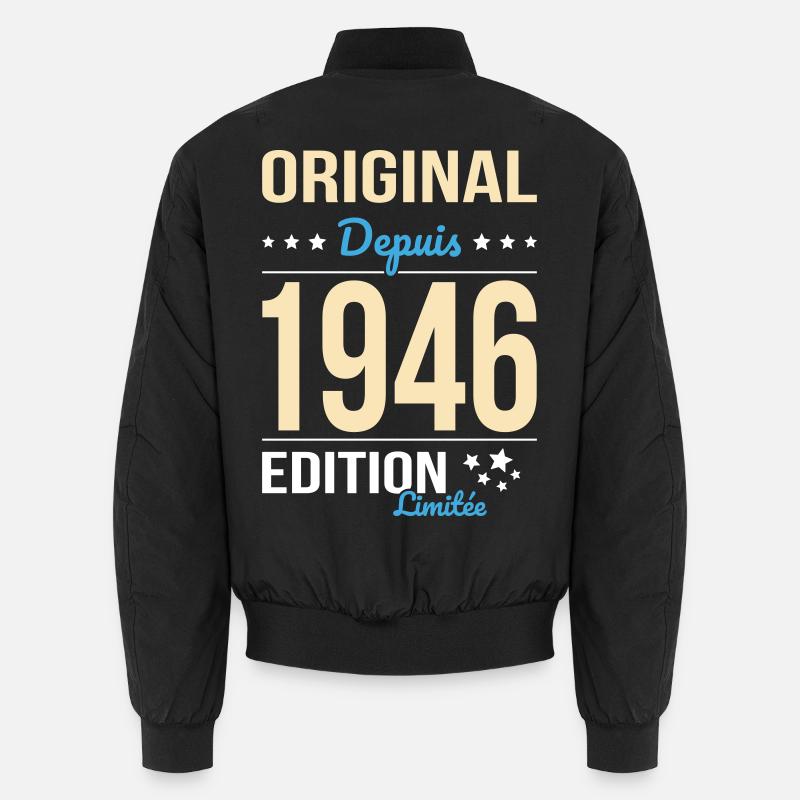 Original seit 1946 – 80-jähriges Jubiläum Unisex Bomberjacke