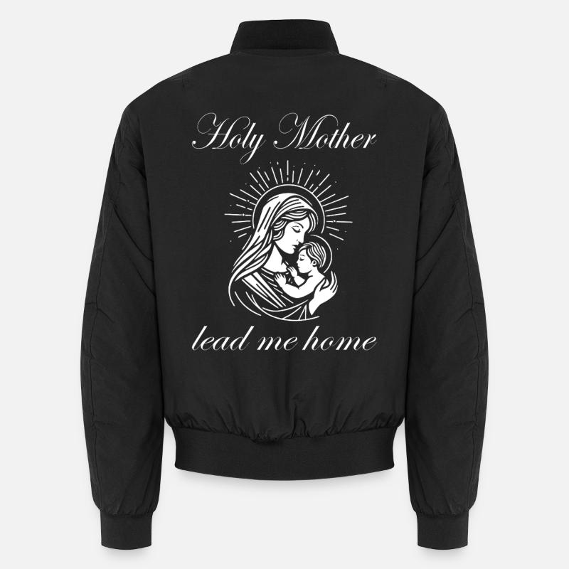 Sainte Mère Guide-moi à la maison Maria Design Bomber unisexe