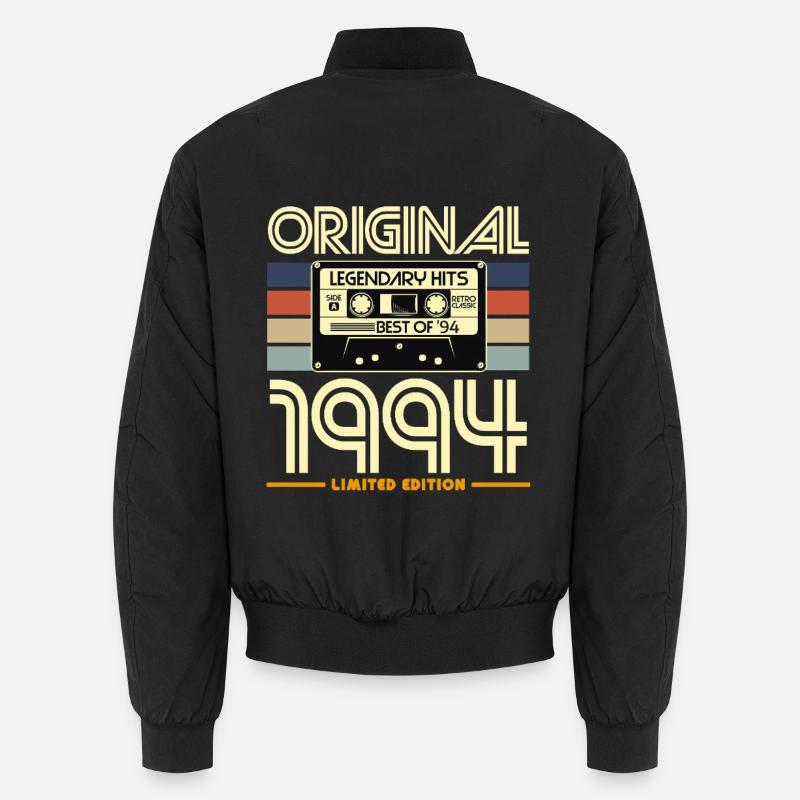 Original 1994 Legacy Cassette - Unisex Bomber Jacket - black