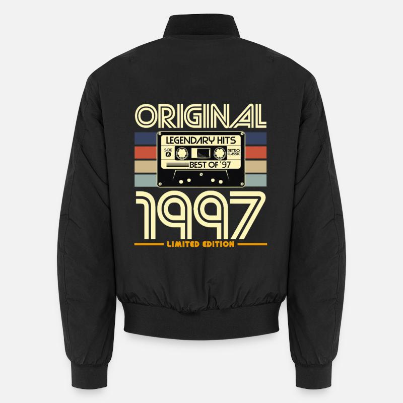 Original 1997 Cassette Retro - Bomber unisexe - noir
