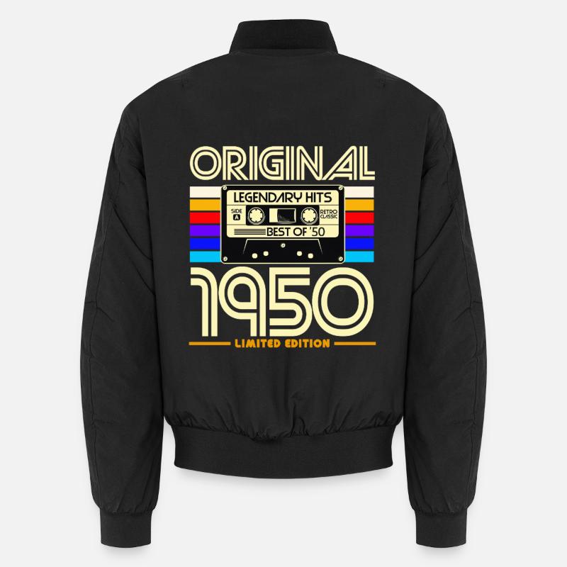 Original 1950 Cassette Retro Tee Bomber unisexe