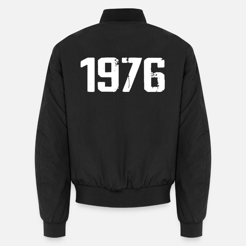 1976 – Großartig seit 1976 - Unisex Bomberjacke - Schwarz
