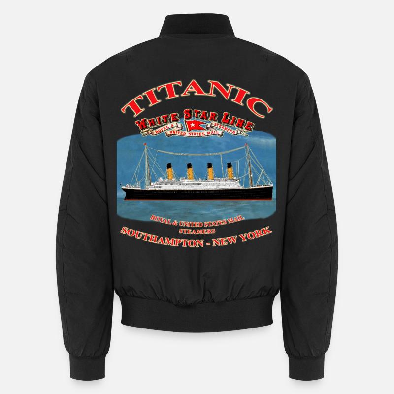 TITANIC CREATION Louis RUNEMBERG © Adagp - Unisex Bomber Jacket - black