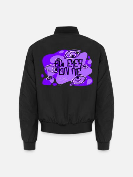 Eyes on me - Calypso Blous - Unisex Bomberjacke - Schwarz