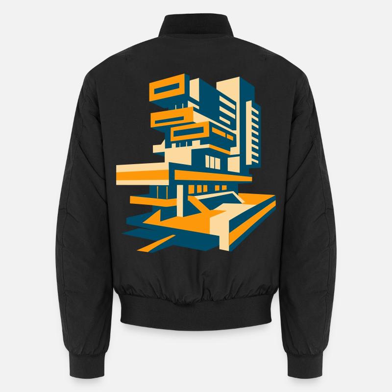 Architect Dream #2 - Unisex Bomberjacke - Schwarz