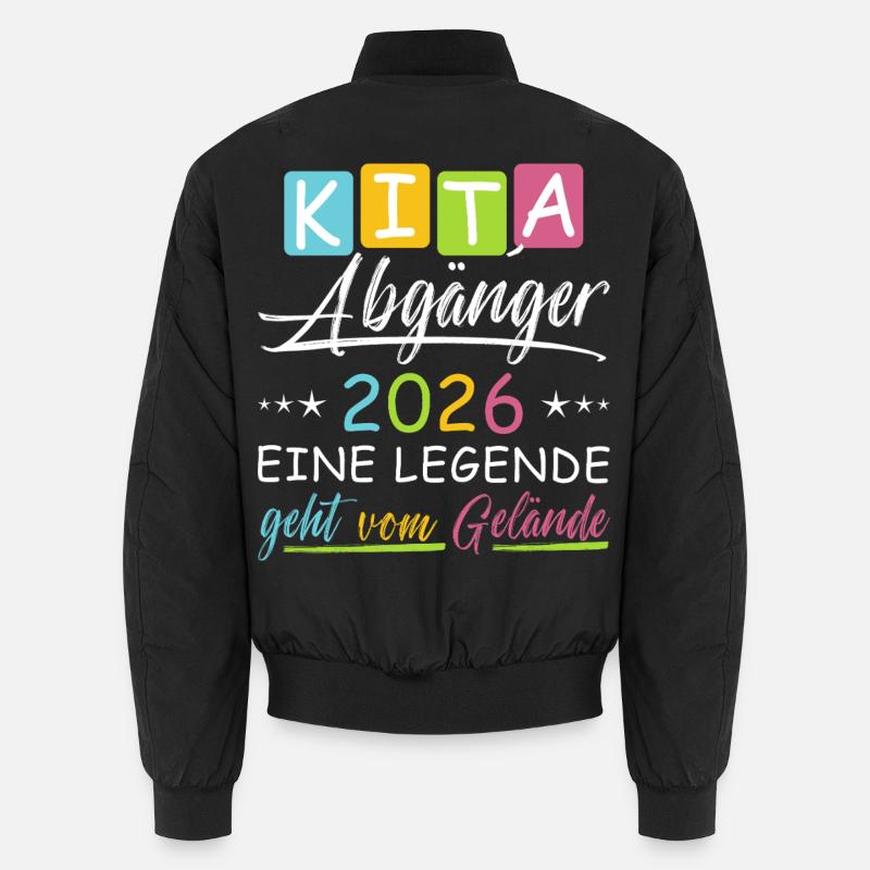 Daycare graduates 2026 - Unisex Bomber Jacket - black