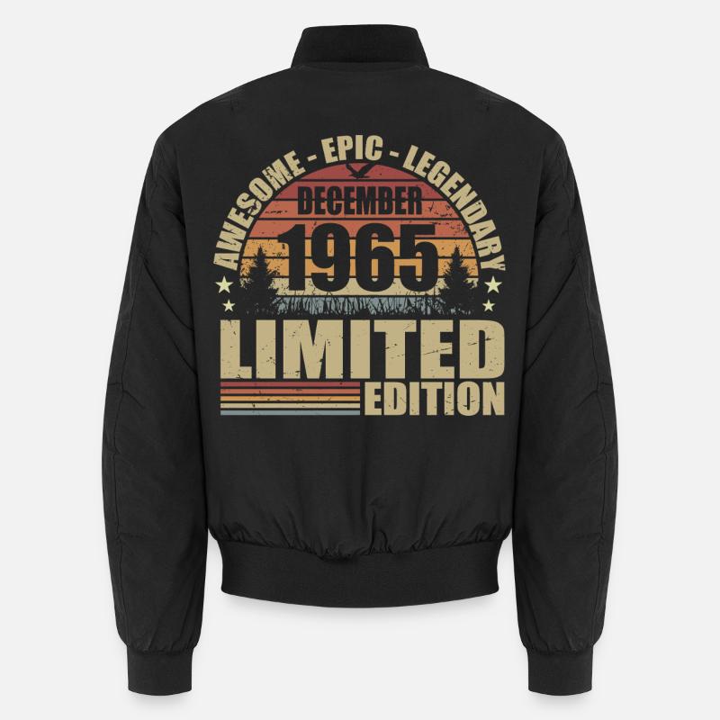 Décembre 1965 - Édition Limitée Décembre 1965 Bomber unisexe