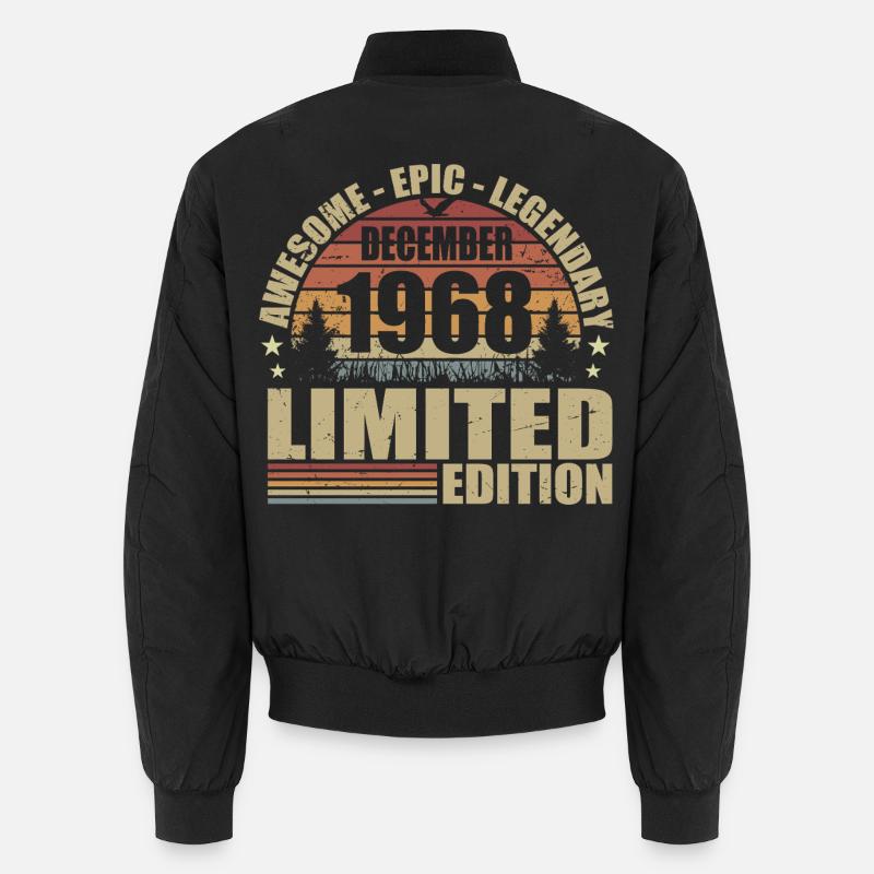 Dezember 1968 – Limitierte Auflage Dezember 1968 Unisex Bomberjacke