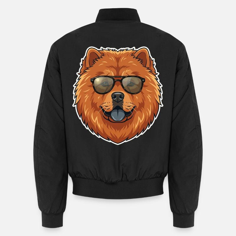 Chow Chow Sunglasses Unisex Bomber Jacket