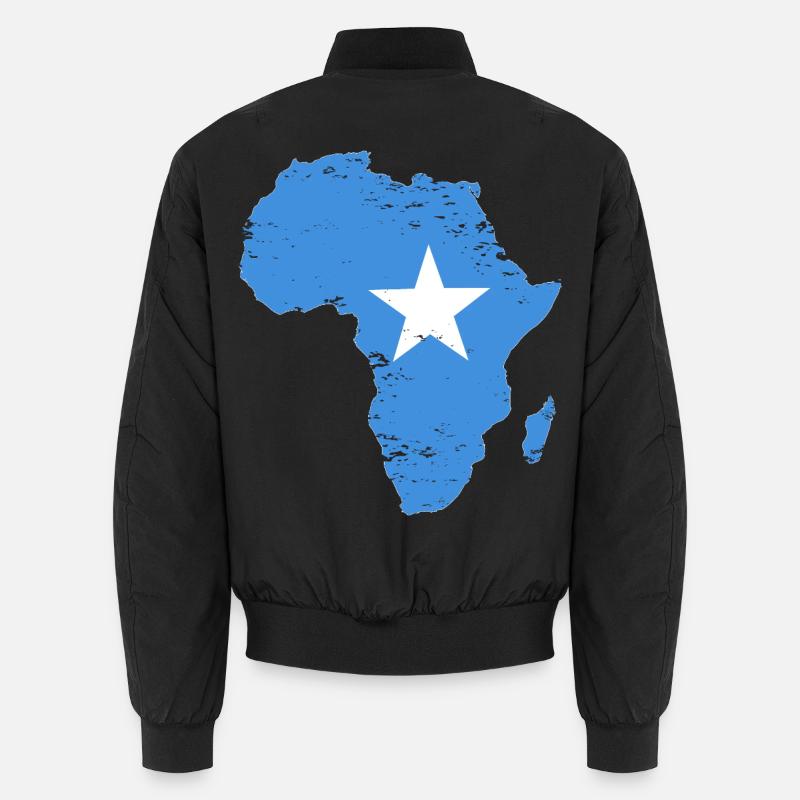 Drapeau somalien Afrique utilisé Bomber unisexe