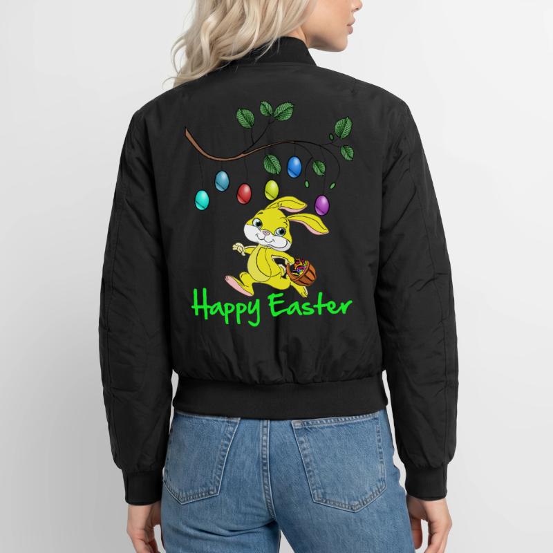 Easter Easter, happy easter, easter bunny, happy easter Unisex Bomber Jacket