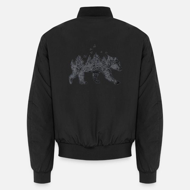 Bear Unisex Bomber Jacket