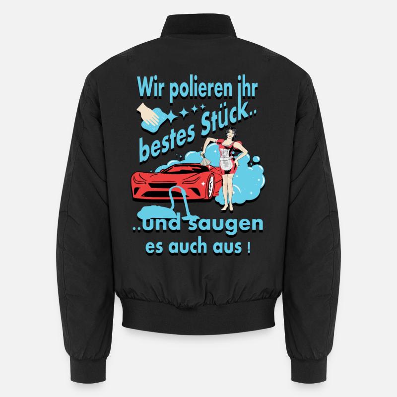 Car wash - Unisex Bomber Jacket - black