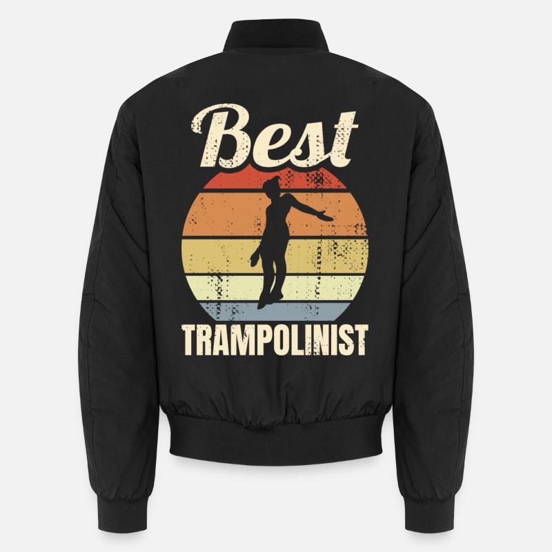 Saut de trampoline vintage Bomber unisexe