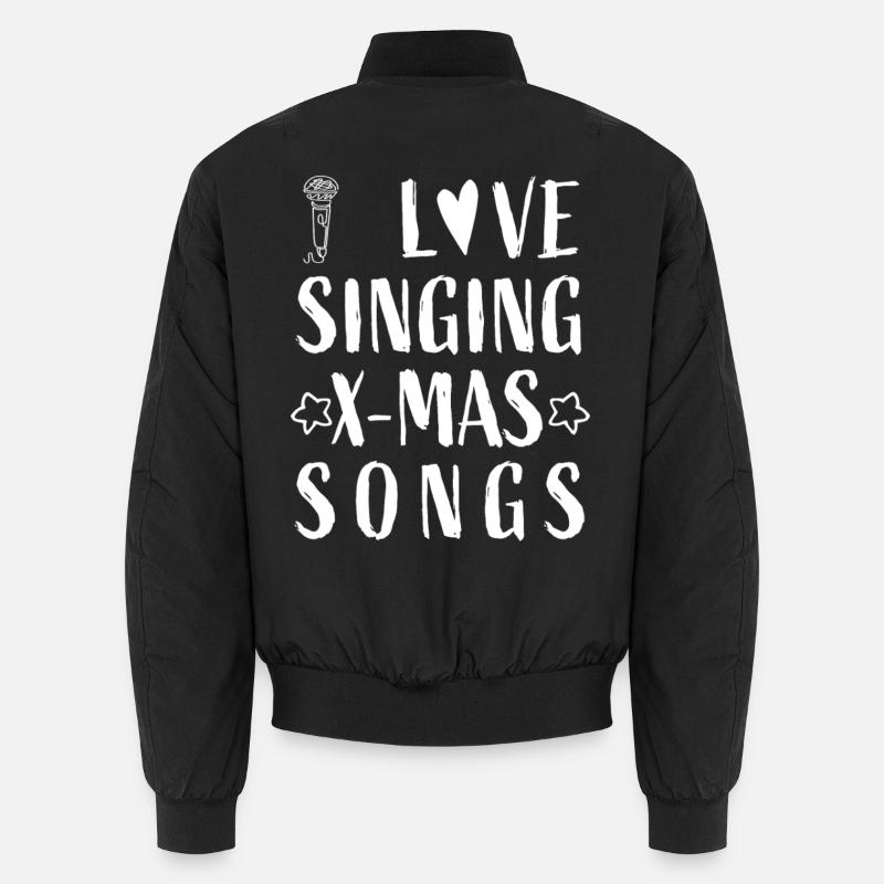 Micro - J’adore chanter Noël Bomber unisexe