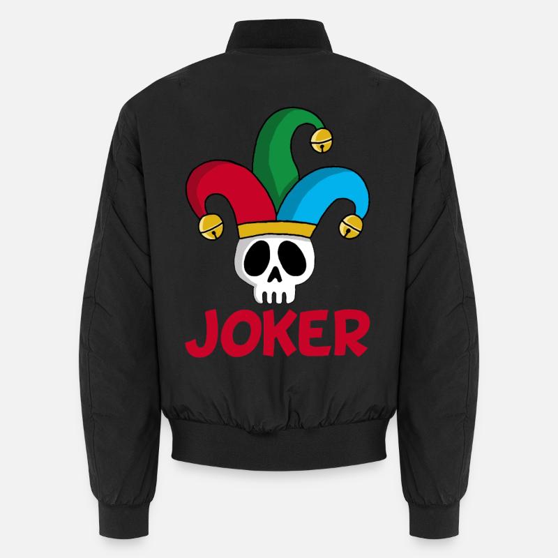 Crâne de joker Bomber unisexe