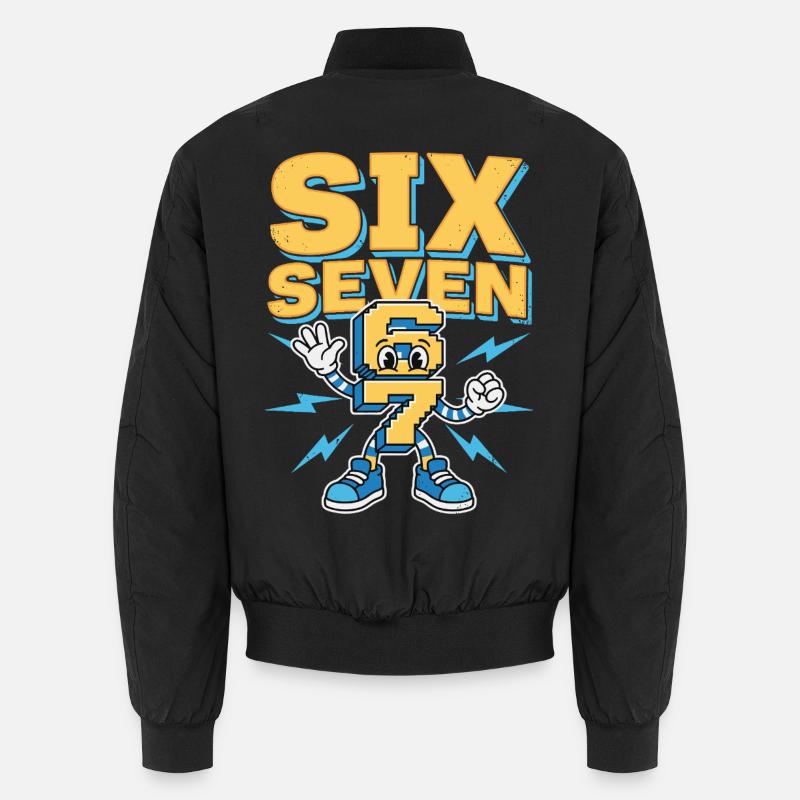 Meme 67 Six Seven 6 7 Unisex Bomberjacke