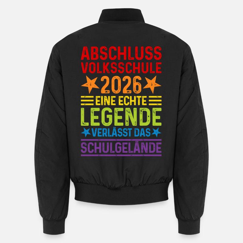 Primary school graduation 2026 - Unisex Bomber Jacket - black