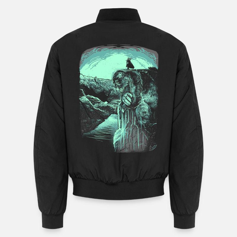 Pulpit Rock - Troll - Norway Unisex Bomber Jacket