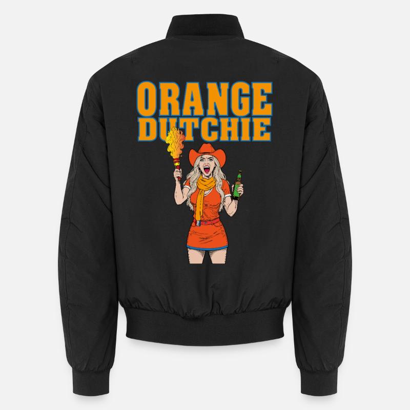 orangedutchie - Unisex Bomber Jacket - black