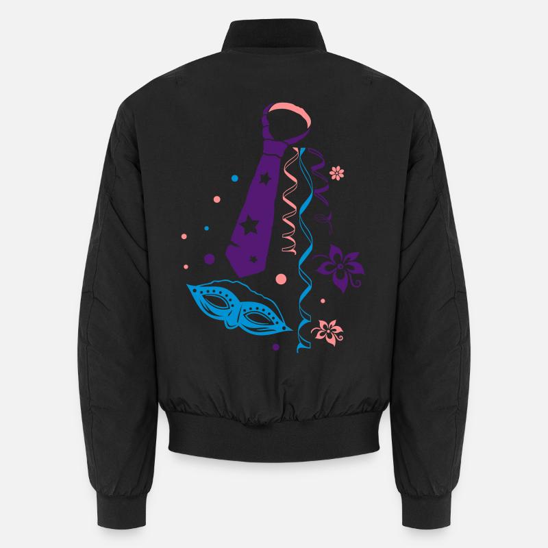 Carnaval, cravate, carnaval Bomber unisexe
