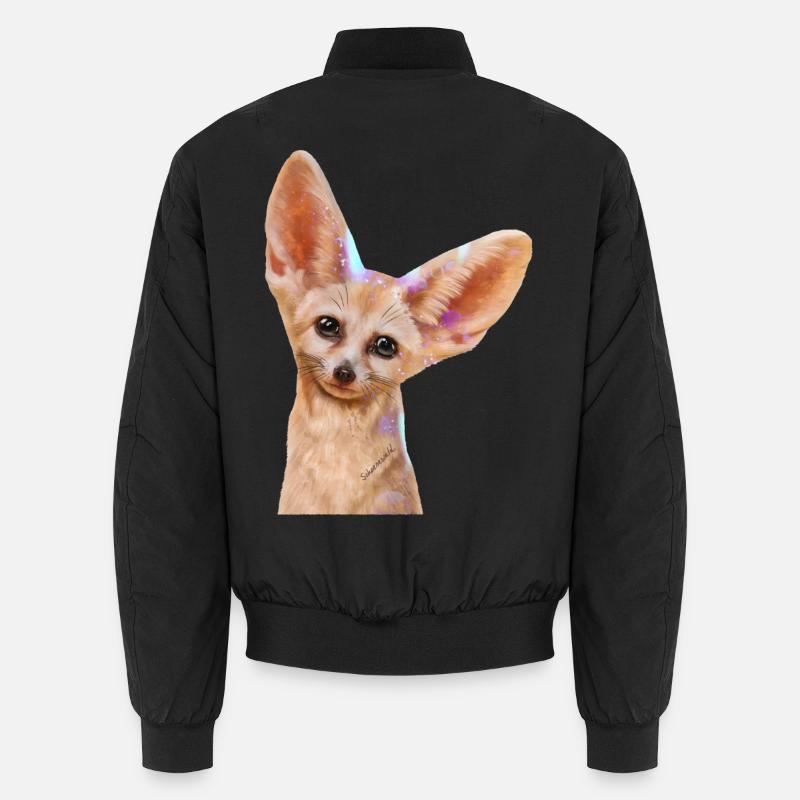 Fennec - Bomber unisexe - noir