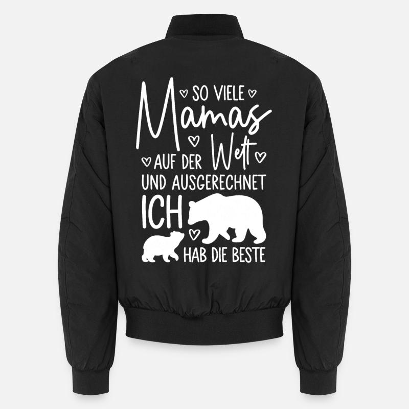 So viele Mamas Beste Mama Baby Muttertag Geschenk Unisex Bomberjacke