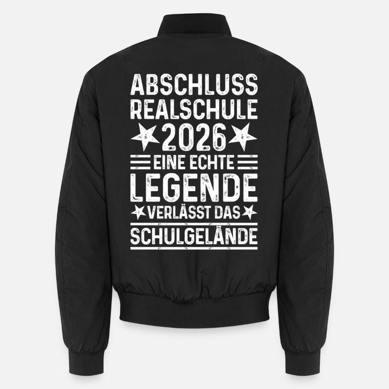 Graduation 2026 Realschule - Legend School Grounds Unisex Bomber Jacket