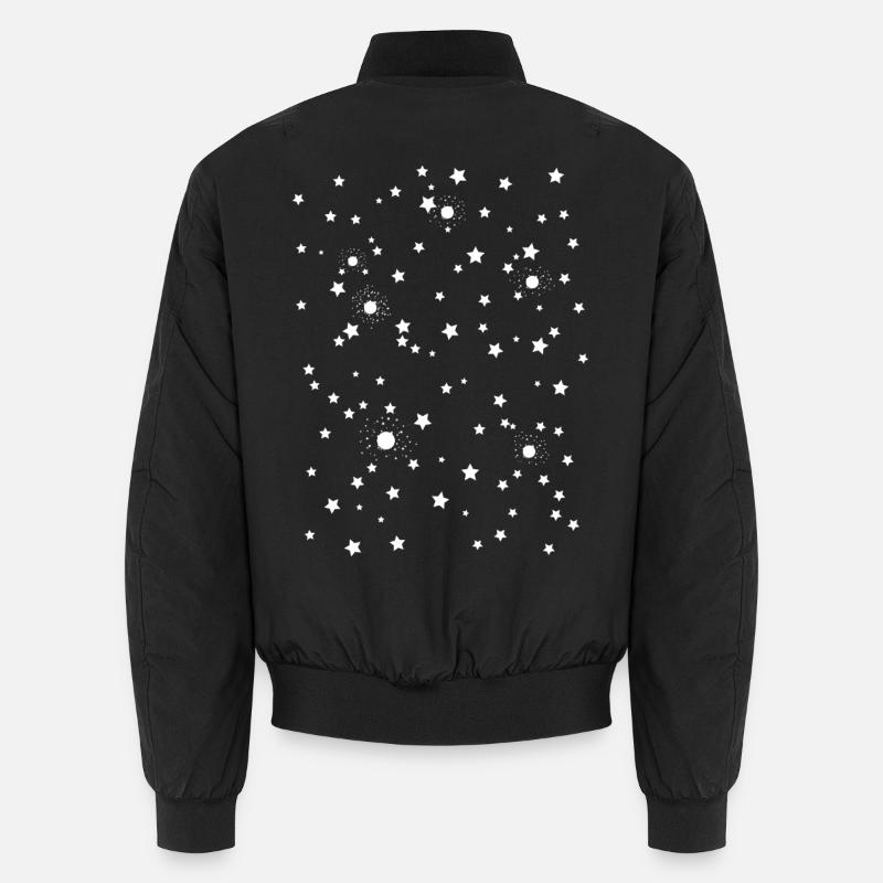 Étoiles spatiales du ciel étoilé Bomber unisexe