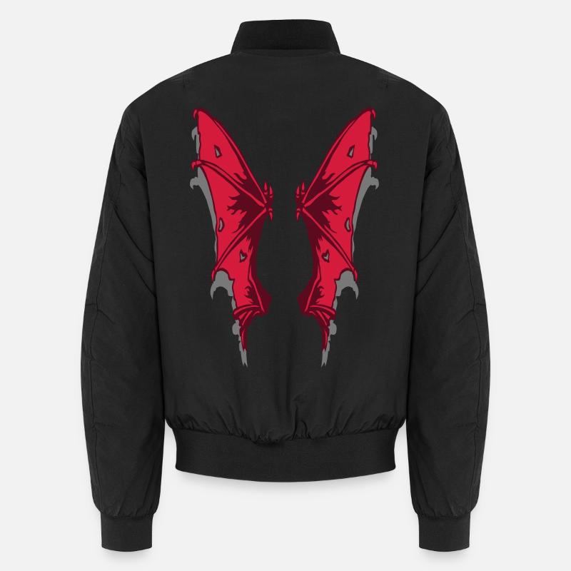 Demon wings in my back Bomber unisexe