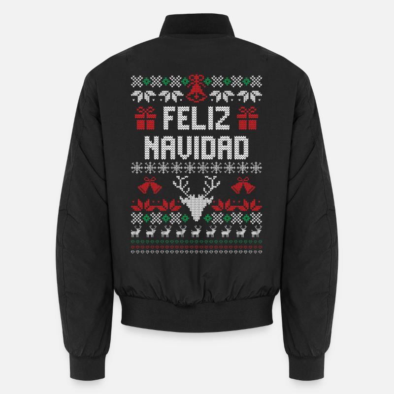 Feliz Navidad - Bomber unisexe - noir