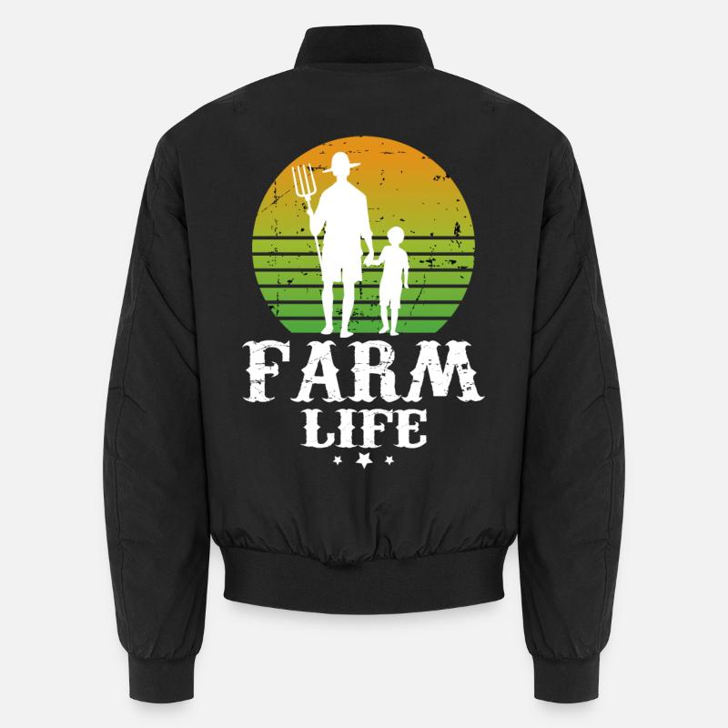 Countryside - Unisex Bomber Jacket - black