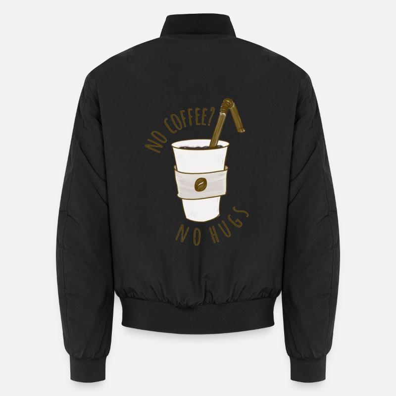 Kein Kaffee? Unisex Bomberjacke