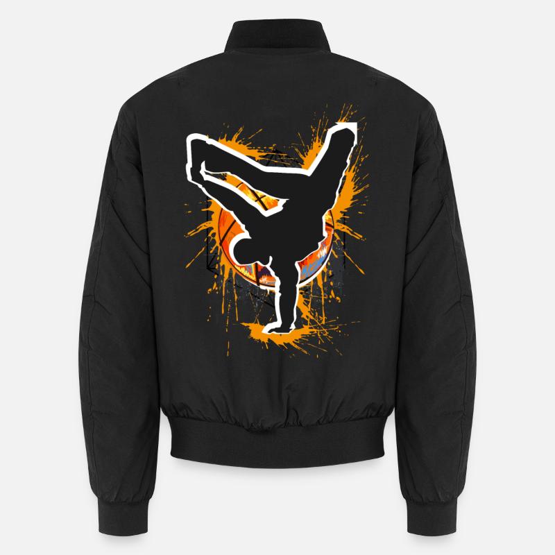Breakdance - Breakdancer - Breakdancing - Bboy - Unisex Bomberjacke - Schwarz