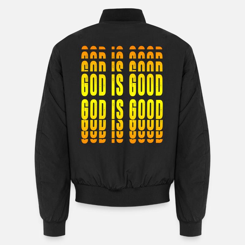 Gott ist gut Unisex Bomberjacke