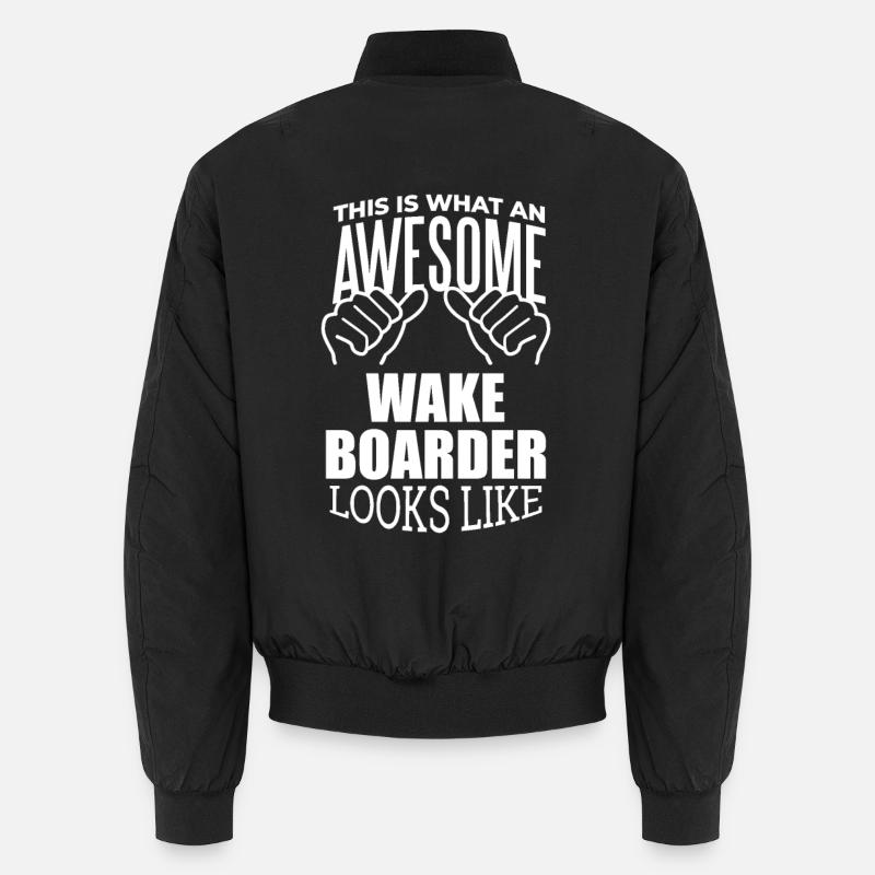 wakeboard - Bomber unisexe - noir