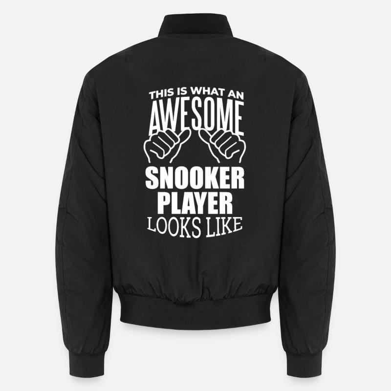 Snooker - Unisex Bomberjacke - Schwarz
