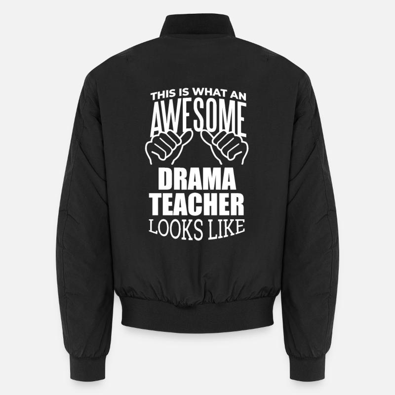 Drama - Unisex Bomber Jacket - black