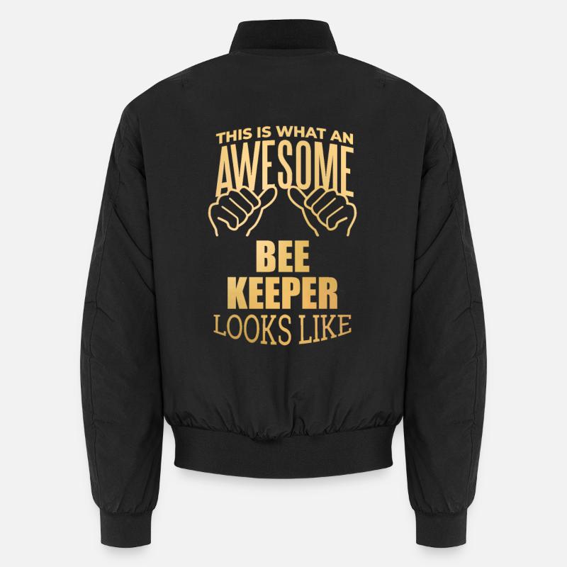 Imker - Unisex Bomberjacke - Schwarz