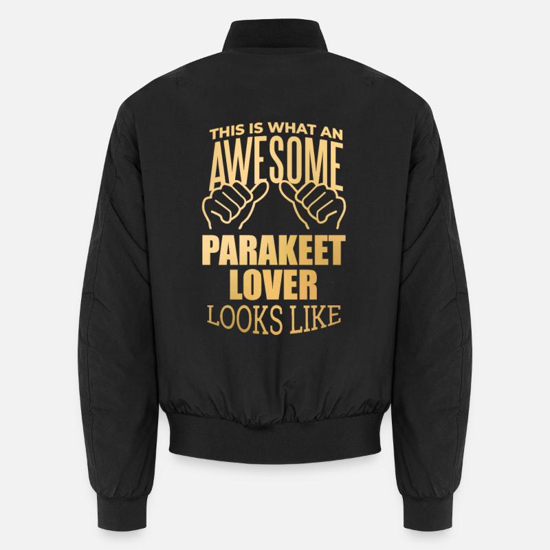Parakeet - Unisex Bomber Jacket - black