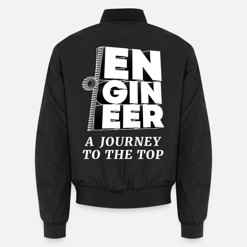 Ingenieur in 3D – eine Reise an die Spitze Unisex Bomberjacke