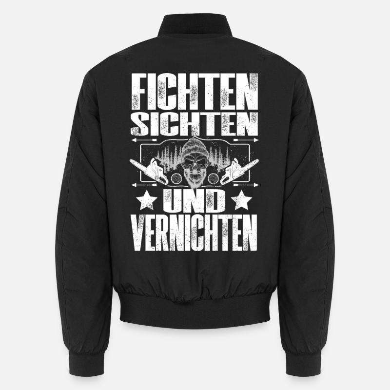 Holzfäller Unisex Bomberjacke