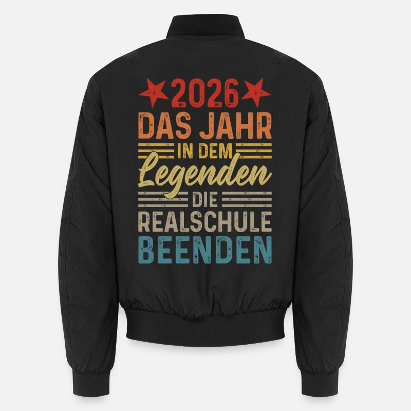 2026 Year Legends Finish Realschule Unisex Bomber Jacket