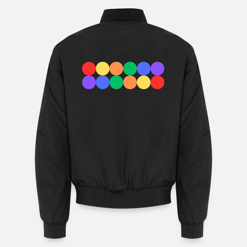 Rainbow Pride - Unisex Bomber Jacket - black