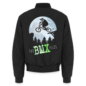 BMX files - Bomber unisexe - noir - Dos - AI Model Male 185 light (185cm)
