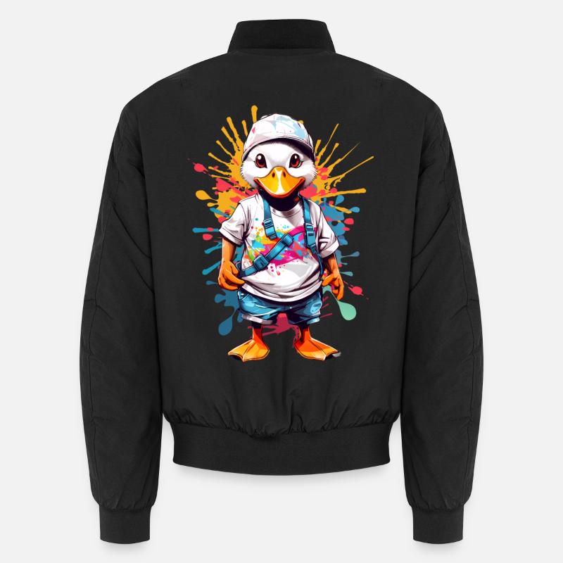 Canard cool - Bomber unisexe - noir